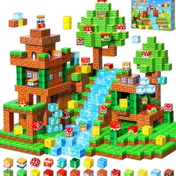 LUVTOY Magnetische Bausteine für Kinder - Spaßiges Magnetspielzeug für Jungen und Mädchen ab 3 Jahren