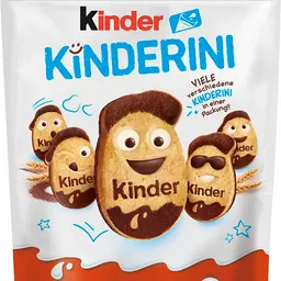 Kinder Kinderini 250g Milchkakao-Mürbekekse mit Gesichtern