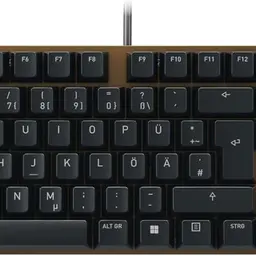 CHERRY KC 200 MX Mechanische Office-Tastatur, Deutsches Layout QWERTZ, Kabelgebunden, Schwarz/Bronze