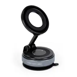 Hoikwo Handyhalterung Auto Magnet mit 20N Kraft & Vakuum-Saugnapf, 360° Drehbar, Magnetischer Autohalter für iPhone, Samsung & Smartphones