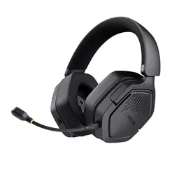 Trust GXT 1493 Ravox Wireless Gaming Headset für PS5, PS4, Switch, PC, Xbox, Mobil - Kabellose Over-Ear Kopfhörer, Schwarz
