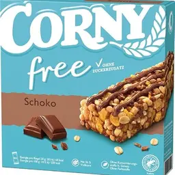 Müsliriegel CORNY free Schoko, zuckerfrei, 6 Stück à 20g