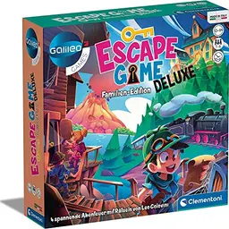 Clementoni Escape Game für Kinder ab 8 Jahren, Deluxe Version