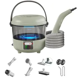 Dampfreiniger 2500W Handgerät mit 6 Bürsten für Polstermöbel, Auto, Küche, Bad & Fliesen