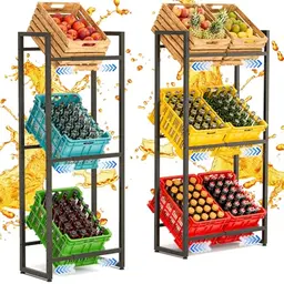 Suhu Ausziehbares Getränkekistenregal für 3-6 Kisten, Schwarz, 30x140 cm, Belastbarkeit 150 kg