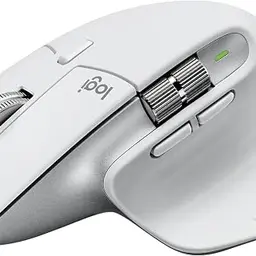 Logitech MX Master 3S - Ergonomische kabellose Maus, 8K DPI, leise Klicks, USB-C, Bluetooth - Grau