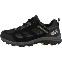 Jack Wolfskin Vojo 3 Texapore Low M Herren Outdoorschuhe, Schwarz Burly Yellow Xt, 43 EU