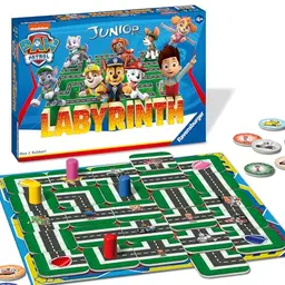 Ravensburger Paw Patrol Junior Labyrinth - Kinderspiel für Kinder ab 4 Jahren