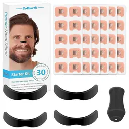 Magnet Nasenpflaster Schnarchen (60 Stück) – Anti-Schnarch Nose Strips & Schnarchstopper für besseres Atmen