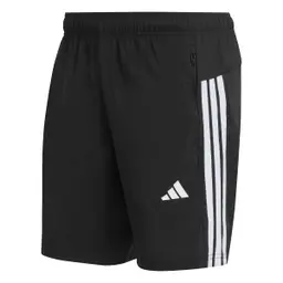 adidas Herren Workout Essentials 3-Stripes Woven Short, 7 Zoll, Schwarz/Weiß, S
