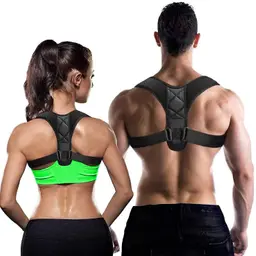 HADSOMUN Haltungskorrektur - Ergonomischer Rückengurt für Damen und Herren zur Vorbeugung von Rückenschmerzen