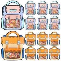 20 Kunststoff Geschenktüten im Cartoon-Design für Snacks und Party