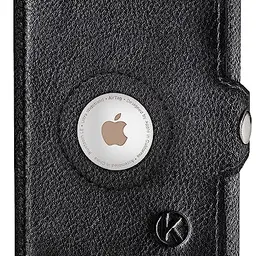 KORUTA Airtag Wallet – Kompaktes Herren Portemonnaie aus Leder mit Münzfach und RFID-Schutz