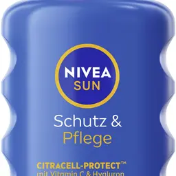 NIVEA SUN Sonnenspray LSF 30, wasserfest, mit Vitamin C & Hyaluron, schnelltrocknend, 200 ml