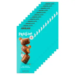 JOKOLADE PRALLINE 12 x 80 g Schachtel - gefüllt mit gesalzener Karamellcreme, faire Schokolade von Joko Winterscheidt