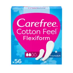 Carefree Slipeinlagen Cotton Feel Flexiform mit Frischeduft, 56 Stk