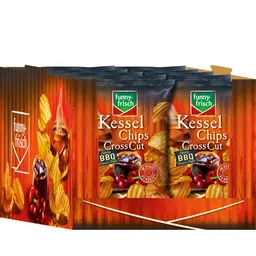 ff Kessel Chips Cross Cut Spicy BBQ-Sauce Style 120g