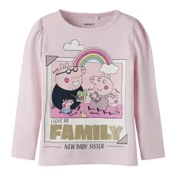 IT Girl Oberteil mit langen Ärmeln Peppa Wutz