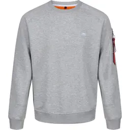 Alpha Industries Herren X-fit Sweatshirt, Graumelange, XL
