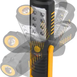 Brennenstuhl LED Taschenlampe mit 250+100 lm, drehbarem Haken & Magnet