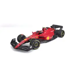 Bburago Ferrari 1/18 Formel 1 mit Helm Sainz, Neu FA 2022