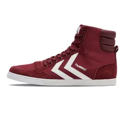 hummel Unisex Slimmer Stadil High Sneaker, Rot, Größe 40