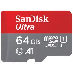 SanDisk Ultra Android microSDXC Speicherkarte 64 GB inkl. Adapter, für Smartphones & Tablets, UHS-I, Class 10, Full HD, bis zu 140 MB/s