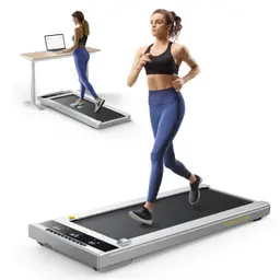 Walking Pad 10 km/h Laufband für Zuhause, 2 in 1, leiser Motor, großes LED-Display, Fernbedienung & App
