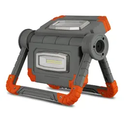REV 2620011710 FLEX POWER LED-Arbeitsleuchte mit Akku, 2x10W, 2x900lm, IP20, grau-orange