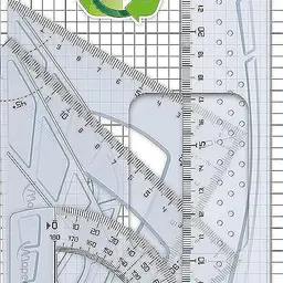 Maped Geometrie-Set, 4-teilig, Transparent