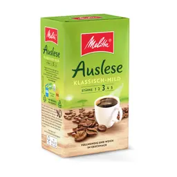 Melitta Auslese Klassisch-Mild Filter-Kaffee 500g, gemahlen, Pulver für Filterkaffeemaschinen