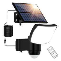 Solarlampen mit Bewegungsmelder für Außen, 3 Leuchtmodi