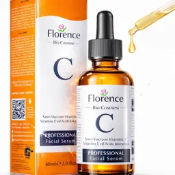60ml Bio Hyaluron Serum mit Vitamin C & E, Anti-Falten & Anti-Aging, Hyaluronsäure gegen dunkle Flecken, für Gesicht & Augen, vegane Naturkosmetik
