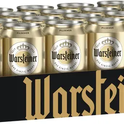 Warsteiner Premium Pilsener Bier, mild süffiges Pils, 24 Dosen à 0,33 L