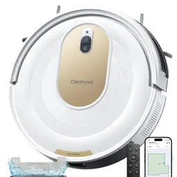 Vexilar Saugroboter mit Wischfunktion, 2600Pa & 130 Min Laufzeit, Gyroskop, Anti-Tangle, App/Alexa/Siri, für Tierhaare & Hartböden