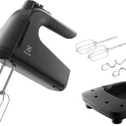 Electrolux Elvisp Serie 300 EHM4B, 5 Geschwindigkeiten, Turbo-Funktion, spülmaschinenfeste Edelstahlteile, kompakte Aufbewahrung, 500 W