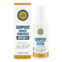 SURPASS Sport Sonnenschutz LSF 30 | Wasser- und schweißresistentes Leichtes Ölspray | Langanhaltender UVA- & UVB-Schutz für Gesicht & Körper | 100 ml
