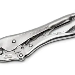 SATA Grippzange Feststellzange 225 mm mit geraden Backen & Drahtschneider aus CR-Mo-Stahl
