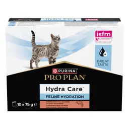Purina Pro Plan Hydracare – Ergänzungsfutter für Katzen mit Lachs – 10 x 75 g