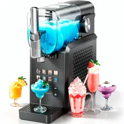 Slushie-Maschine 2L, für Zuhause, mit 8 Modi, One-Touch Start, Selbstreinigend, ideal für Frappés, Milchshakes & gefrorene Cocktails