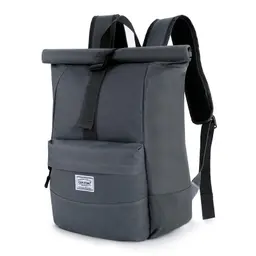 CALIYO Damen Rolltop Rucksack, wasserdicht, mit Laptopfach, groß, ideal für Schule, Studium und Reisen
