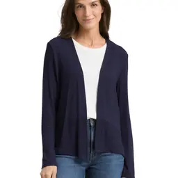 TOM TAILOR Damen Basic Sommer Cardigan, Sky Captain Blue, Größe M
