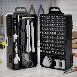 115-in-1 Präzisions-Schraubendreher-Set mit flexiblem Schaft, Magnetisches Mikro-Set für Laptop, PC, Telefon, Uhr, RC Auto