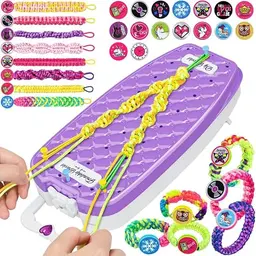 FHNSEL Freundschaftsarmband Bausatz für Kinder 8-12 Jahre, DIY Bastelset, Geschenk für Mädchen