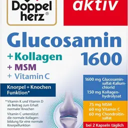 Doppelherz Glucosamin 1600 + Kollagen + MSM + Vitamin C