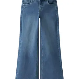NAME IT Mädchen Nkfpolly X-Wide Jeans 3057-Fr Noos, Medium Blue Denim, 128