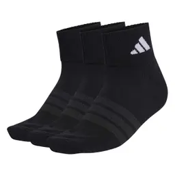 adidas Unisex Sportsocken 3er Paket, schwarz/weiß, 40-42