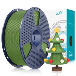 SUNLU PLA+ Filament 1.75mm 3D Drucker Filament 1KG Olivgrün