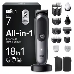 Braun Multigroom Series 7 All-in-One 18-in-1 Trimmer AIO7585 grau