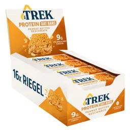 JB's TREK Protein Haferriegel Peanut Butter | Vegan | 16x50g